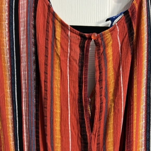 Apt. 9 Women's Wrap-Front Romper - Striped - Picture 6 of 7